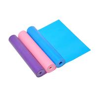 PartyKindom 3Pcs Non Slip Elastic Resistance Loop Bands for Yoga Dance Fitness Stretch Pulling Straps in Blue Pink Purple Home Exercise Bands for Flexibility and Strength Training