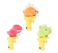 PartyKindom 3PCS Portable Dinosaur Water Shooter for Lightweight Water Soaker for Outdoor Fun Teamwork Activity Smooth Design for Summer Pool Games