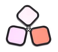 PartyKindom 3pcs Protective Camera Lens Filters for Diving Underwater Housing Filters for Freshwater Sea Water