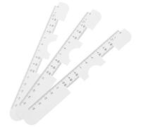 PartyKindom 3pcs Pupillary Distance Ruler Pd Measurement Tool for Opticians and Optometrists, Plastic Material, Easy to Use and Accurate Measurement, for Optical Shops and Optometry