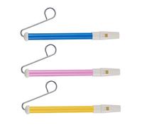 PartyKindom 3Pcs Push Pull Flute for Sliding Whistles for Musical Play Lightweight Portable Musical Instruments for Music Enlightenment Creativity Development