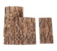 PartyKindom 3pcs Reptile Bark Background Realistic Aquarium Decor for Reptile Tanks Natural Habitat Enhancer for Tortoise Gecko and Lizard