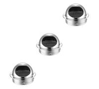 PartyKindom 3pcs Stainless Steel Range Hood Polished Exhaust Outlet Cover for Kitchen and Easy to Install Practical Design for Efficient Ventilation