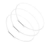 PartyKindom 3pcs Steel Washer Door Boot Spring Clamp Retaining Ring for Washing Machine Seal Durable Replacement Parts for Water Leakage Prevention and Enhanced Performance