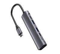 PartyKindom 3pcs Type- Usb c Port Hub Multi Port Usb Charger Docking Station High Speed Data Transfer