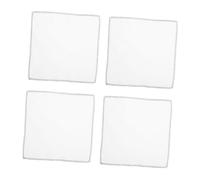PartyKindom 4 Pcs Cotton Shoe Cleaning Cloths for Shoes Boots Sneakers Soft Buffing Polishing Towels Wipes for Dust Removal and Shine Lightweight Portable for Travel and Home Use