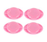 PartyKindom 4 Pcs Magnetic Race Bib Holders Lightweight Marathon Number Belt Cloth Buckle Clips Secure Fit Reusable Running and Cycling Race Number Fix Clips Pink