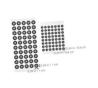 PartyKindom 4 Sheets Black Reflective Scanner Stickers Positioning Marker Dots for Handheld Scanners Compatible with Revopoint High Precision Tracking Targets for Industrial Design Medical