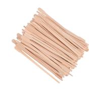 PartyKindom 400pcs Wooden Paint Stir Sticks for Crafts and Epoxy Resin Durable Flat Head Mixers for Pigment Blending Lightweight Art Project Stirrers with Consistent Smooth Mixing Performance