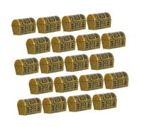 PartyKindom 40pcs Miniature Pirate Treasure Chest Party Favors Storage Boxes Vintage Style for Halloween Birthday Christmas Decorations and DIY Crafts