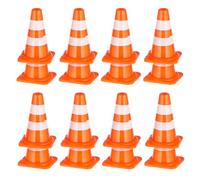 PartyKindom 40Pcs Miniature Traffic Cones Set Road Sign for Educational Learning and Imaginative Play for Teaching Traffic Rules and Safety