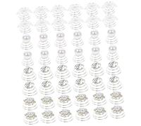 PartyKindom 48pcs Bridal Spiral Hair Elegant Wedding Hair Clips for Braids Charming Jewels for Women for Special Occasions