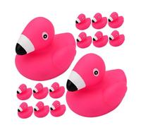 PartyKindom 48pcs Cartoon Flamingo Bath for Boy Girl Soft Squeezable Vinyl Water for Indoor Bathtub Pool and Beach Safe Non Toxic Bathing Playthings