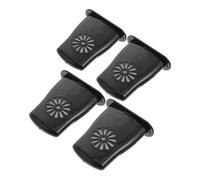 PartyKindom 4pcs Acoustic Guitar Sound Hole Humidifiers Black Guitar Panel Humidifier Instrument Humidity Maintenance Tool for Preventing Wood Cracking