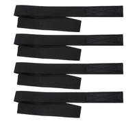 PartyKindom 4pcs Adjustable Black Polyester Wig Strap Band for Wig Accessories Promotes Hair Growth without Glue or Tape Comfortable Elastic Band for Daily Wear