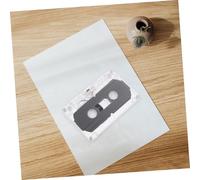 PartyKindom 4Pcs Blank Audio Cassette Tapes Vintage Rustic Design DIY Wall Decor Smooth Surface Easy to Clean Creative Party Birthday Ornament