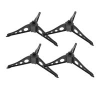 PartyKindom 4pcs Christmas Tree Base Holder Dark Green Xmas Tree Stand Central Stable Abs Support Easy Installation
