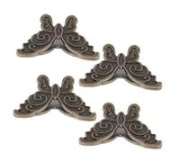 PartyKindom 4pcs Creative Butterfly Shaped Journal Clips Strong Secure Grip Decorative Binder Clips for Office Documents Photos Bills and Paper Organization