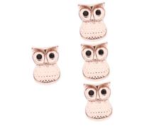 PartyKindom 4pcs Decorative Watchband Charms Premium Owl Design Accessory for Silicone Smartwatch Straps Fun for Family and Friends Durable and Watch Strap Ornament
