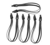 PartyKindom 4pcs Elastic Bicycle Luggage Straps Weather Resistant Packing Belts for Travel Bike Rack Secure Hold Portable Tie Down Cords
