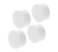 PartyKindom 4Pcs Fingertip Moistener Sponge Cups for Money Counting Non Slip Wet Sponges for Grip and Supple Material Transparent Box Suitable for Bank and Office Use