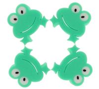 PartyKindom 4pcs Frog Bath Sponges for Boy Girl Cute Cartoon Animal Shower Loofahs Lightweight and Ergonomic Design for Engaging Bath for Newborns
