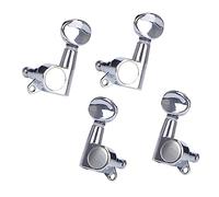 PartyKindom 4pcs Fully Enclosed Knob for Ukulele Replacement String Tuning Peg Ukulele Head Peg Professional Accessory Part for Tuning