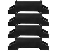 PartyKindom 4Pcs Gaming Chair Footrest Sliders Replacement Pads for Recliner Chairs Office Chair Accessories Smooth Edge Footrest Slider Pads