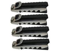 PartyKindom 4pcs Guitar Capo Quick-release Tone Modified Clip for Acoustic Electric Classical Guitar and Ukulele Easy One-handed Repositioning Versatile Pitch Converter Accessory