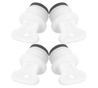 PartyKindom 4pcs Leakproof Hot Water Bottle Replacement Caps with 21mm Inner Diameter, Compact Pp Rubber Sealing Stoppers for Warm Water Bags, Suitable for Home and Traveling Use