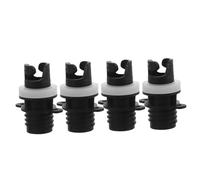 PartyKindom 4pcs Leakproof PVC Valve Connectors for Inflatable Boats Kayak Sup Pump Adapter Outdoor Fishing Air Valve Converter Inflation Nozzle for Water Sports