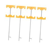 PartyKindom 4PCS Lightweight Plastic Lens Tinting Clips for Eyeglasses Portable Glasses Dyeing Tool Holder Compatible with Various Frames for Outdoor Style Transformation