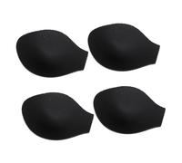PartyKindom 4pcs Mens Bulge Pouch Sponge Pads Breathable Leakproof Underwear Inserts for Swimming Sports Fitness Durable Polyester Protective Front Cup