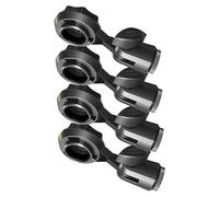 PartyKindom 4Pcs Microphone Holder Clips Lightweight and Portable Mic Clip for Wireless Lavalier Microphone for Presentations