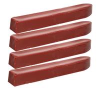 PartyKindom 4pcs Red Sealing Wax Sticks for Envelopes and Invitations Quick Melt Wax Letter Seal for Wine Bottles Cards Gift Packaging Crafts DIY Use