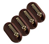 PartyKindom 4pcs Retractable Wall Hooks Adhesive Coat Hangers Space Saving Decorative Hooks for Bathroom Towels Scarves Umbrellas Clothes Storage