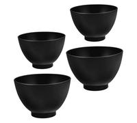 PartyKindom 4pcs Silicone Facial Mask Mixing Bowls Stackable Bowls for DIY Versatile Skincare Mixing Tool Reliable Easy to Use for Beauty Applications