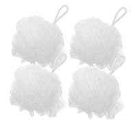 PartyKindom 4pcs Soft Loofah Bath Bouquet Shower for Body Natural Bath Scrubber for Shower Women Exfoliating Bouquet for Home and Travel