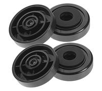 PartyKindom 4pcs Speaker Isolation Pads Hifi Foot Dampers for Amplifiers Turntables Black Vibration Speaker Base Mats for Improved Sound Quality Floor Protection