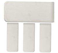 PartyKindom 4pcs Stainless Steel Money Fixing Clips Portable Money Storage Clamp for Cash Bills Important Documents Sleek Durable Design for Business Everyday Use