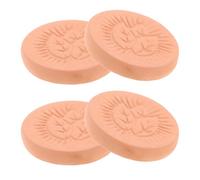 PartyKindom 4pcs Terracotta Bread Basket Warmer round Insulation Sheets for Homemade Bread Keeper, Rustic Pastry Warmer Suitable for Kitchen and Restaurant Food Storage