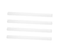 PartyKindom 4pcs U-shaped Acrylic Mahjong Tile Racks with Card Slot for Stable Domino Holders Portable Mini Mahjong Pusher Trays for Travel and Home Use