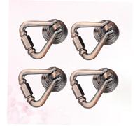 PartyKindom 4pcs Vintage Cabinet Knobs Decorative Pull Handles for Wardrobe Drawer Doors Single Hole European Style for Home Office Bathroom Furniture