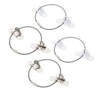 PartyKindom 4sets Boy Girl Proofing Furniture Anchor Safety Straps Shake Connector for Wardrobe Fixer Wall Furniture Connector in Boys and Girls Bedroom