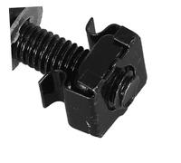 PartyKindom 50 Sets Stainless Steel Rack Mount Screws with Cage Nuts for Server Cabinets Network Switch Servers Easy Installation Versatile and Precise Fit for Networking Applications