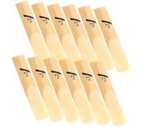 PartyKindom 50pcs Alto Saxophone Reeds Kit Replacement Eb Reeds for Professional Use Lightweight and Compact Design for Musicians at All Levels
