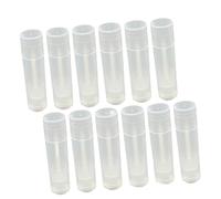 PartyKindom 50pcs DIY Refillable Lipstick Tubes Lightweight Portable Lip Balm Containers for Homemade Lip Gloss Travel Toiletries Durable and Easy to Use