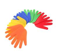 PartyKindom 5Pairs Hand Shape Floor Markers for Sensory Training Touch Mats for Adults Enhancing Coordination and Sensory Skills Schools and Team Events
