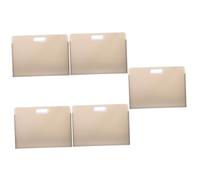 PartyKindom 5pcs Art Organizer Storage File Bag Document Holder for Men Women High-Capacity Office Document Bag for Painting and Important Contract Storage