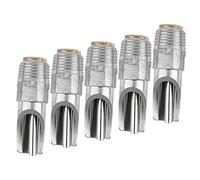 PartyKindom 5Pcs Automatic Pig Water Feeder Nozzles Stainless Steel Livestock Drinking Tools for Efficient Farm Management Reduce Labor Save Water